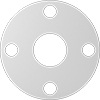 Ultra-Chemical-Resistant Compressible Reinforced ePTFE Pipe Gaskets with Bolt Holes
