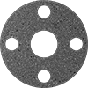 Ultra-High-Temperature Vermiculite Pipe Gaskets with Bolt Holes