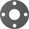 Ultra-High-Temperature Vermiculite Pipe Gaskets with Bolt Holes