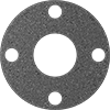 Ultra-High-Temperature Vermiculite Pipe Gaskets with Bolt Holes