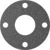 Ultra-High-Temperature Vermiculite Pipe Gaskets with Bolt Holes