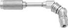 Image of Product. Front orientation. Grease Gun Couplers. Rigid Grease-Dispensing Tip Extensions, Style D.
