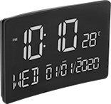 Image of Product. Front orientation. Clocks. Auto-Adjust Digital Clocks, Style C.