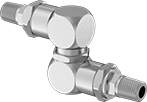 Image of Product. Front orientation. Grease Gun Swivels. Z-Shape.