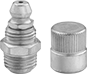 Image of Product. Includes Dust Cap. Front orientation. Grease Fittings. Grease Fittings, Male, Straight, Dust Cap.
