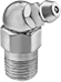 Image of Product. Front orientation. Grease Fittings. Grease Fittings, 65° Elbow, Male.