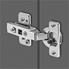 Hold-Closed Half-Mortise Concealed Cabinet Hinges