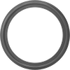 High-Temperature Metal-Detectable Silicone Gaskets for Quick-Clamp Tube Fittings