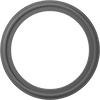 Ultra-Chemical-Resistant Metal-Detectable PTFE Gaskets for Quick-Clamp Tube Fittings