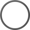 High-Temperature Metal-Detectable Silicone Gaskets for Quick-Clamp Tube Fittings