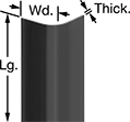 Image of Product. Front orientation. Contains Annotated. Corner Guards. Style 4.