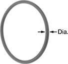 Image of Product. Front orientation. Contains Annotated. Round Belts. Heavy Duty Made-to-Order Round Belts.