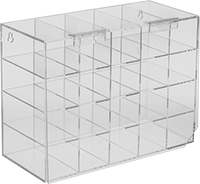 Image of Product. Shown with Door. Front orientation. Eyewear Cabinets. Cabinets for Safety Glasses.