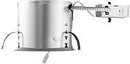 Image of Product. Side1 orientation. Ceiling Light Housings. For Finished Ceilings.