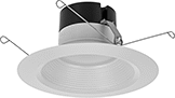 Image of Product. Front orientation. Ceiling and Wall Lights. Recessed-Mount Can Lights, Baffle Reflector.