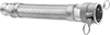Vibration-Resistant Water Hose with Cam-and-Groove Socket and Plug