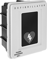 Image of Product. Front orientation. AED Cabinets.