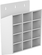 Image of Product. Front orientation. Eyewear Organizers. Clean Room Safety Glasses Organizers.