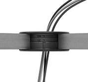 Image of ProductInUse. Front orientation. Grommets. Cut-to-Size Furniture Grommets.