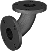 FM-Approved Low-Pressure Iron and Steel Flanged-End Pipe Fittings