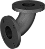 FM-Approved Low-Pressure Iron and Steel Flanged-End Pipe Fittings