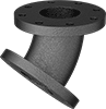 FM-Approved Low-Pressure Iron and Steel Flanged-End Pipe Fittings