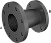 FM-Approved Low-Pressure Iron and Steel Flanged-End Pipe Fittings