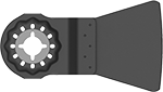 Image of Product. Front orientation. Oscillating Tool Blades. Oscillating Tool Blades for Scraping Caulk and Paint, Style A.