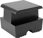 Image of Product. Front orientation. Vise Jaws. Pipe Vise Jaws, For MCC, Upper Jaw Pipe Jaw.
