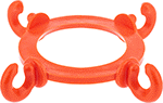 Image of Product. Front orientation. Chain Barrier Connectors. Traffic Cone Chain Barrier Connectors.