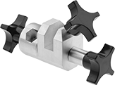 Image of Product. Front orientation. Mixer Clamps. Adjustable-Angle Clamps for Small-Batch Mixers.