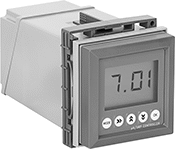 Image of Product. Front orientation. Multifunction Chemistry Controllers. LCD Display, Washdown Environments.