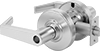 High-Traffic Key-Locking Door Handles without Lock Cylinders
