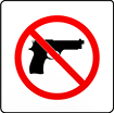 Image of Product. Front orientation. Signs. Concealed Carry Signs.