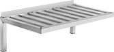 Image of Product. Front orientation. Shelving. Heavy Duty Wall-Mount Vented Shelving.