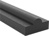 Water- and Weather-Resistant Rubber Surface-Mount Edge Seals