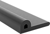 Water- and Weather-Resistant Hollow Rubber Flange-Mount Edge Seals