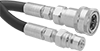 Extra-Flexible Abrasion-Resistant Hydraulic Hose with Quick-Disconnect Fittings