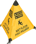 Image of Product. Front orientation. Signs. Collapsible Slip and Fall Prevention Signs.