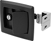 Paddle-Handle Keyed Push-to-Close Locking Latches