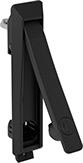 Image of Product. Style 7. Front orientation. Push-to-Close Latches. Paddle-Handle Keyed Push-to-Close Locking Latches, Style 7—Through-Hole Mount (Press Fit).