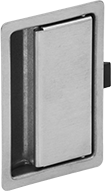 Image of Product. Style 3. Front orientation. Push-to-Close Latches. Paddle-Handle Push-to-Close Latches, Style 3—Mortise Mount (Screw On).