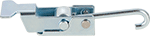 Image of Product. Front orientation. Draw Latches. Strikeless Adjustable-Grip Draw Latches, Metal Handle, Zinc-Plated Steel.