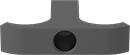 Image of Product. Front orientation. Pull Handles and Knobs. Open-Ended Pull Handles, Two-Arm Grip—Unthreaded Through Hole.