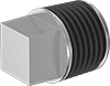 Low-Pressure Galvanized Iron and Steel Threaded Pipe Fittings with Sealant
