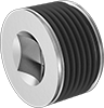 Low-Pressure Galvanized Iron and Steel Threaded Pipe Fittings with Sealant