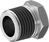 Low-Pressure Galvanized Iron and Steel Threaded Pipe Fittings with Sealant