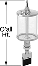 Image of Product. Front orientation. Contains Annotated. Oil Dispensers. Oil Dispensers with Flow-Adjustment Valve and Brush .