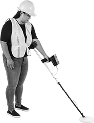 Image of ProductInUse. Front orientation. Metal Detectors. Metal Detectors.