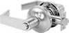 High-Traffic Button-Locking Door Handles